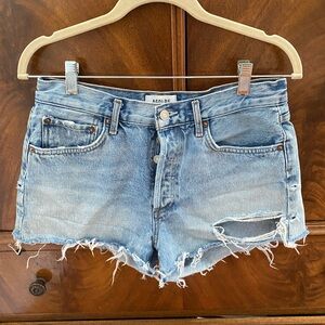 Agolde Parker Denim Shorts